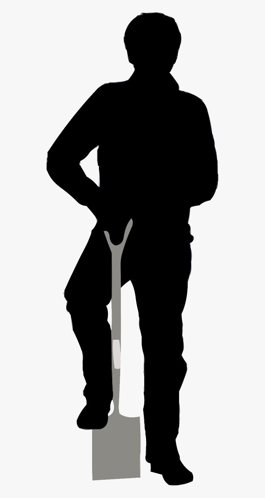 Abuelo Silueta Png, Transparent Png