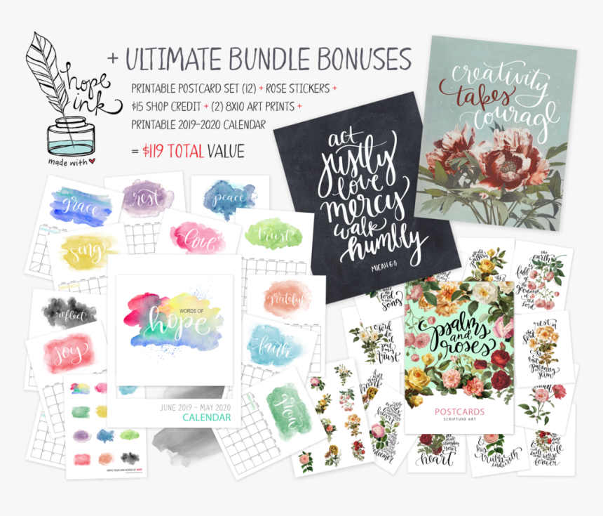 2019 Ultimate Homemaking Bundle - Floral Design, HD Png Download