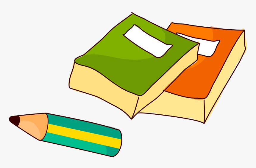 Drawing Clipart Colored Papers - Book Drawing With Color, HD Png Download