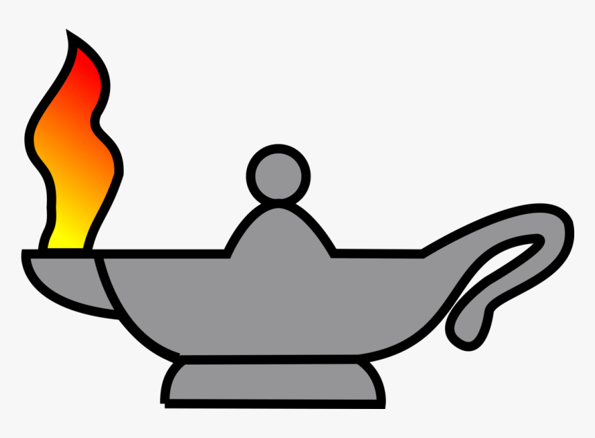 Oil Lamp Clipart Line Art - Clip Art, HD Png Download