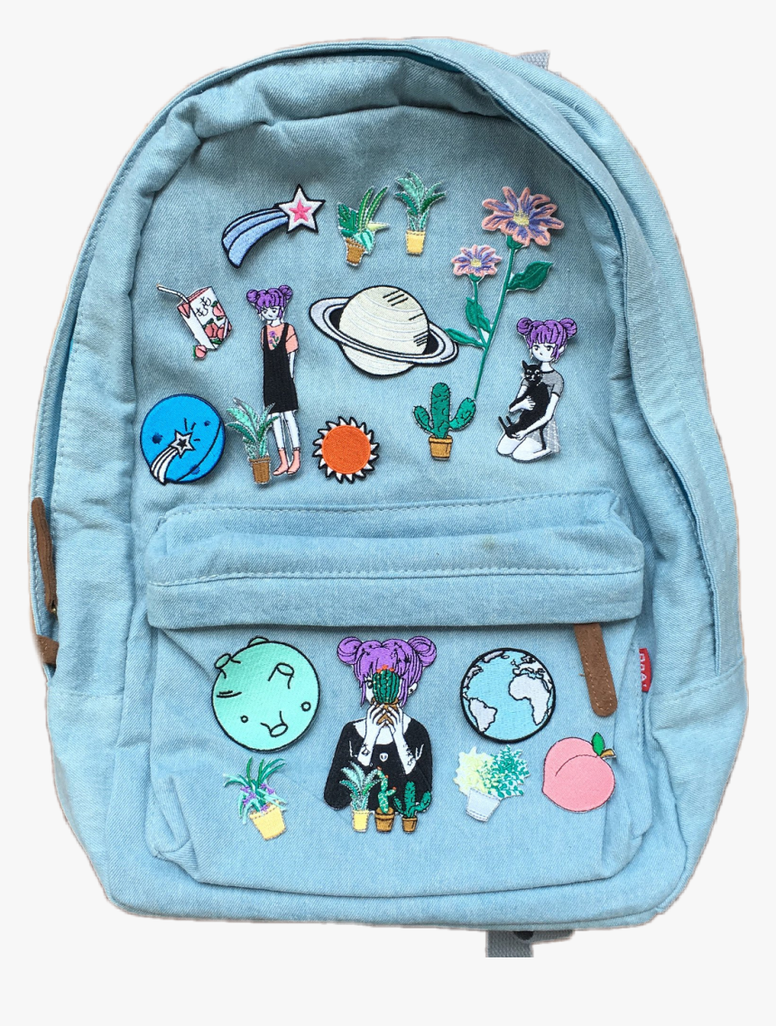 transparent backpack for pins