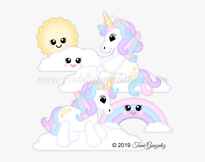 Kawaii Unicorns, HD Png Download