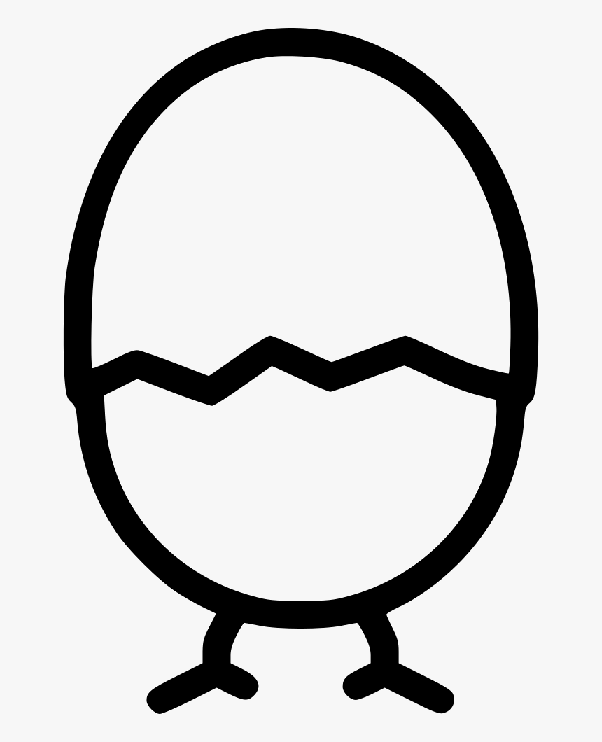 Chicken Egg Hatch Cute Chickling - Circle, HD Png Download