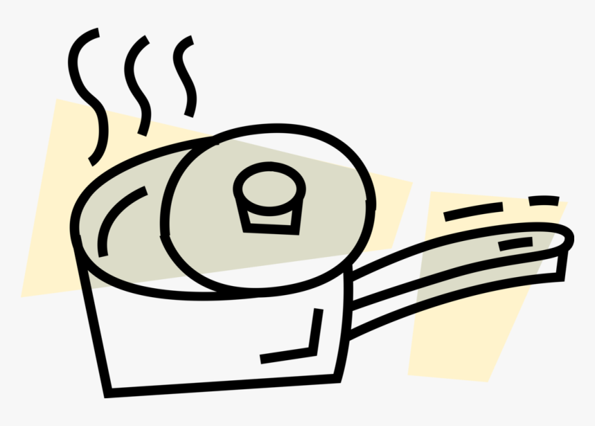 Vector Illustration Of Kitchen Kitchenware Saucepan, HD Png Download