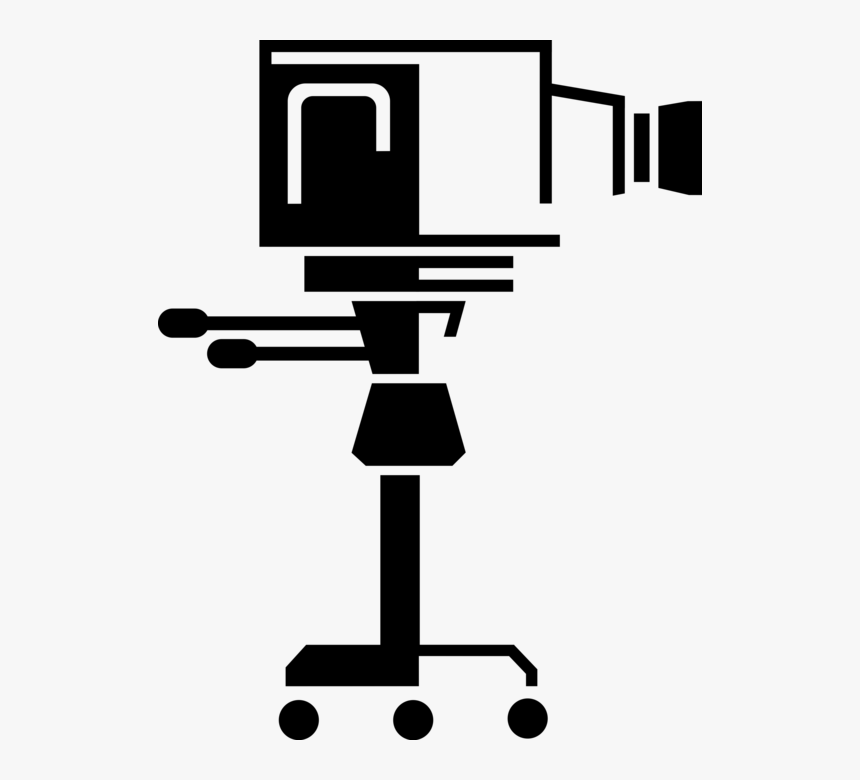 Vector Illustration Of Television Studio Broadcast, HD Png Download