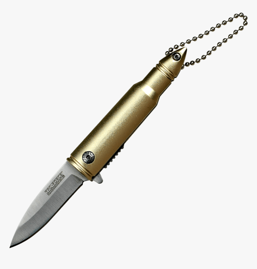 Tac-force Bullet Style Spring Assisted Knife - Hunting Knife, HD Png Download