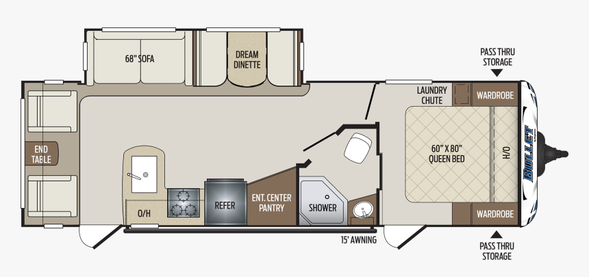 2019 Keystone Bullet 243bhs, HD Png Download