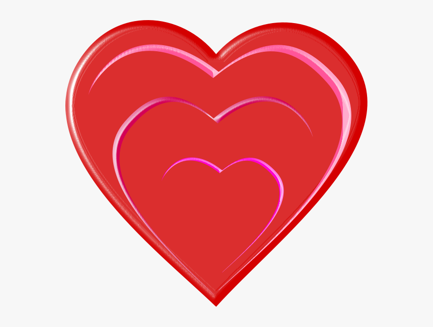Heart Png Clip Arts - Red Heart, Transparent Png