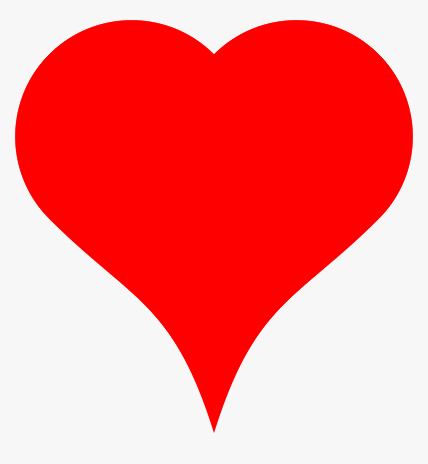 Red Heart Clip Art - Heart Shape, HD Png Download
