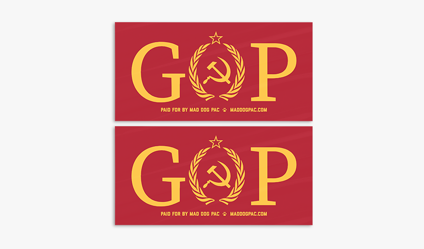 Gop Treason Bumper Sticker Pack - Soviet Union Flag, HD Png Download