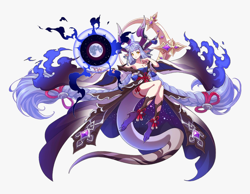 Transparent Dragon Silhouette Png - Tsukuyomi Dragalia, Png Download