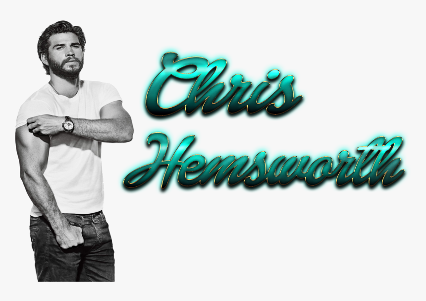 Chris Hemsworth Png Transparent Images - Graphic Design, Png Download
