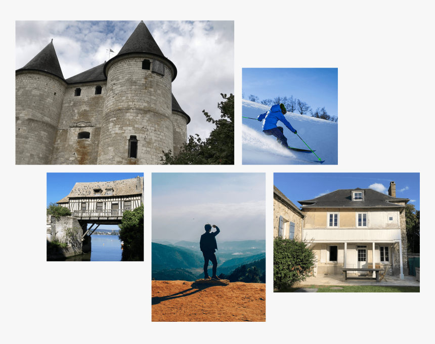 Vernon Giverny Collage - Castle, HD Png Download