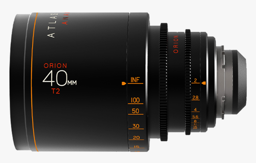 Atlas Orion 40mm Anamorphic T2 - Atlas Anamorphic 50mm Pl, HD Png Download
