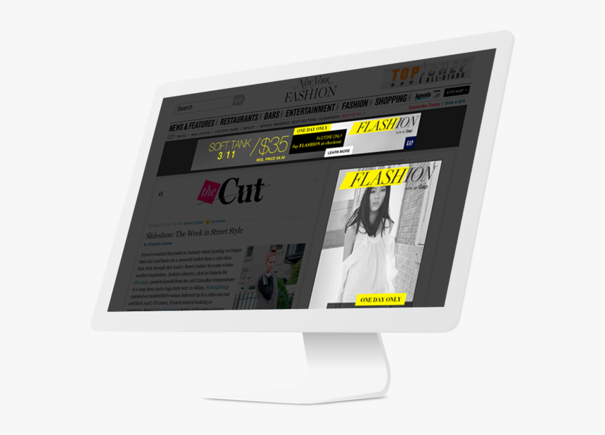 Imac Flashion - Computer Monitor, HD Png Download