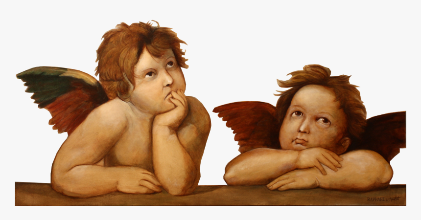 Transparent Angels Png - Putti, Detail From The Sistine Madonna, Png Download