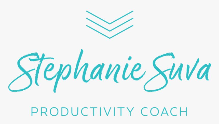 Stephanie Suva Productivity Coach Organizer Logo - Calligraphy, HD Png Download