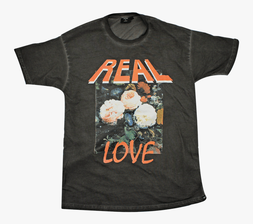 Y&f Black/grey T-shirt - Real Love Hillsong T Shirt, HD Png Download