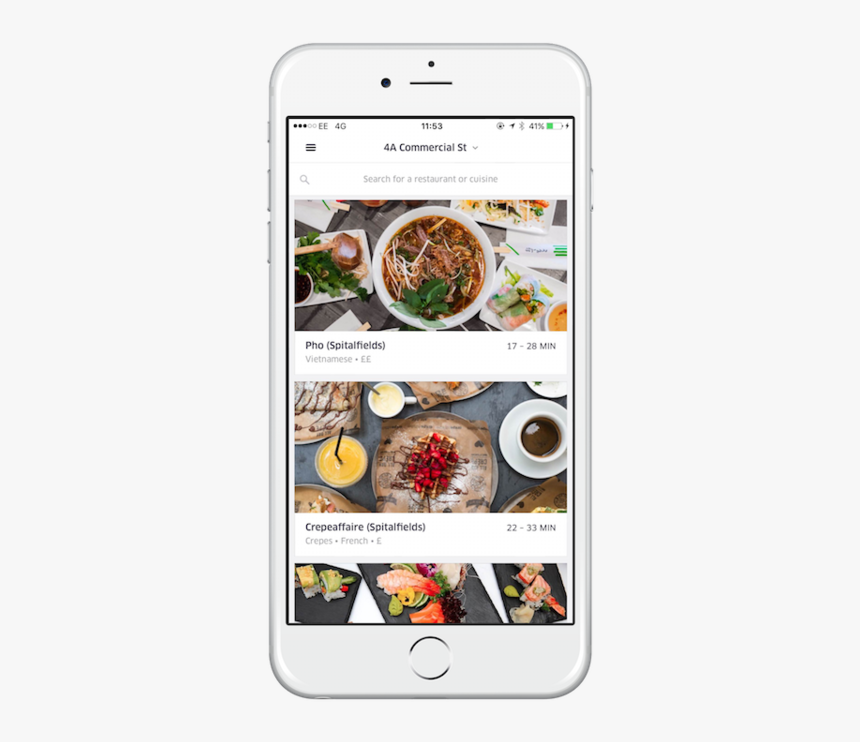 Mobile App Uber Eats, HD Png Download