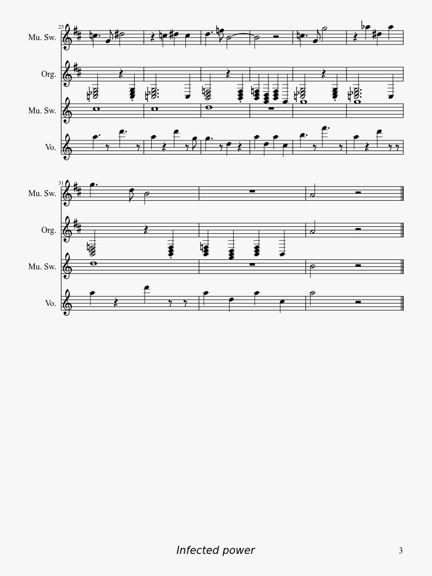 Raining Blood Sheet Music, HD Png Download