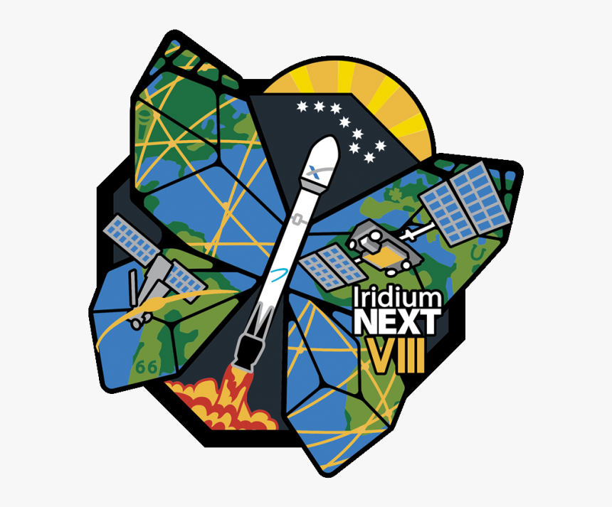 Iridium 8 Mission Patch, HD Png Download