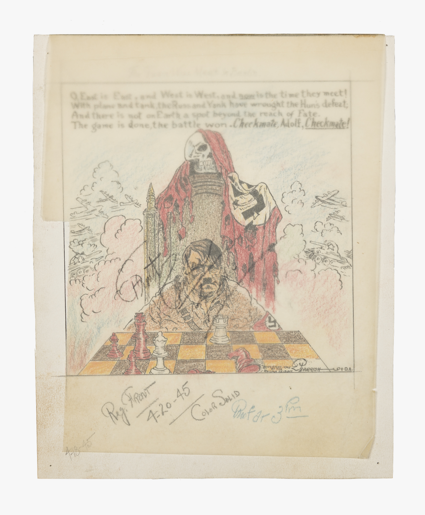 Joseph Parish, Political Cartoon Proof For The Chicago - Sketch, HD Png Download