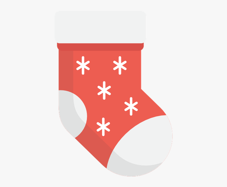 Christmas Sock Free Vector, HD Png Download