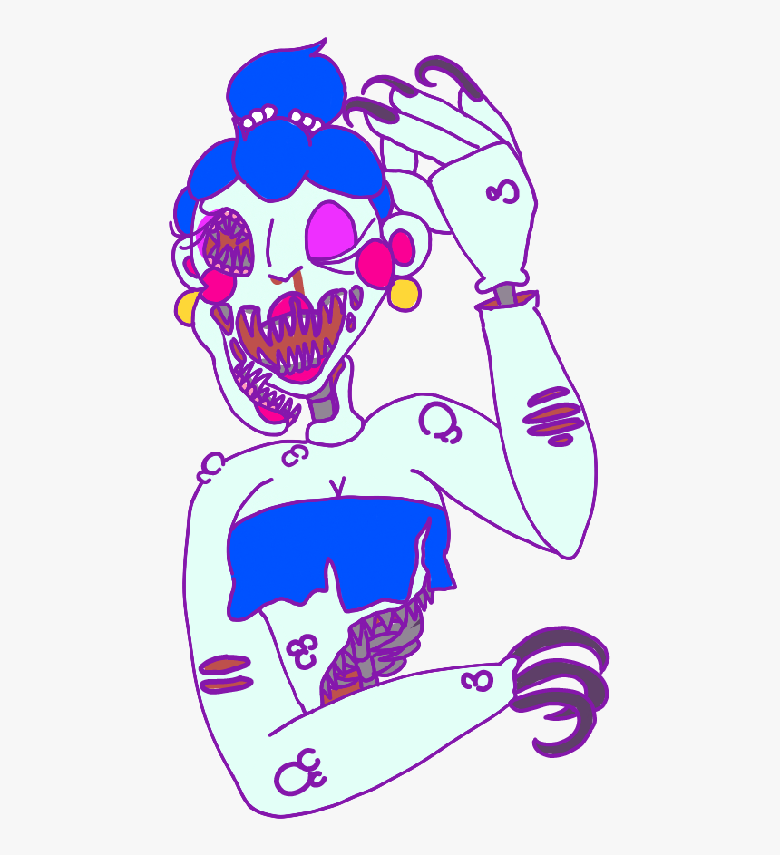 Transparent Ballora Png - Twisted Ballora Fnaf, Png Download