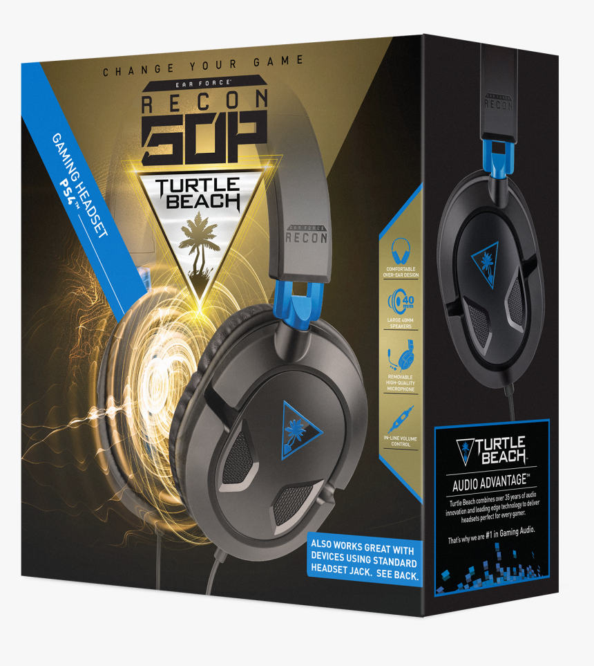 Turtle Beach Ear Force Recon 60p Ps4, HD Png Download , Transparent Png