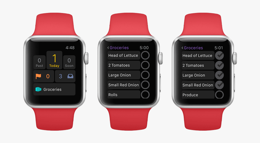 Grocery Shopping With Omnifocus - Omnifocus Apple Watch, HD Png Download