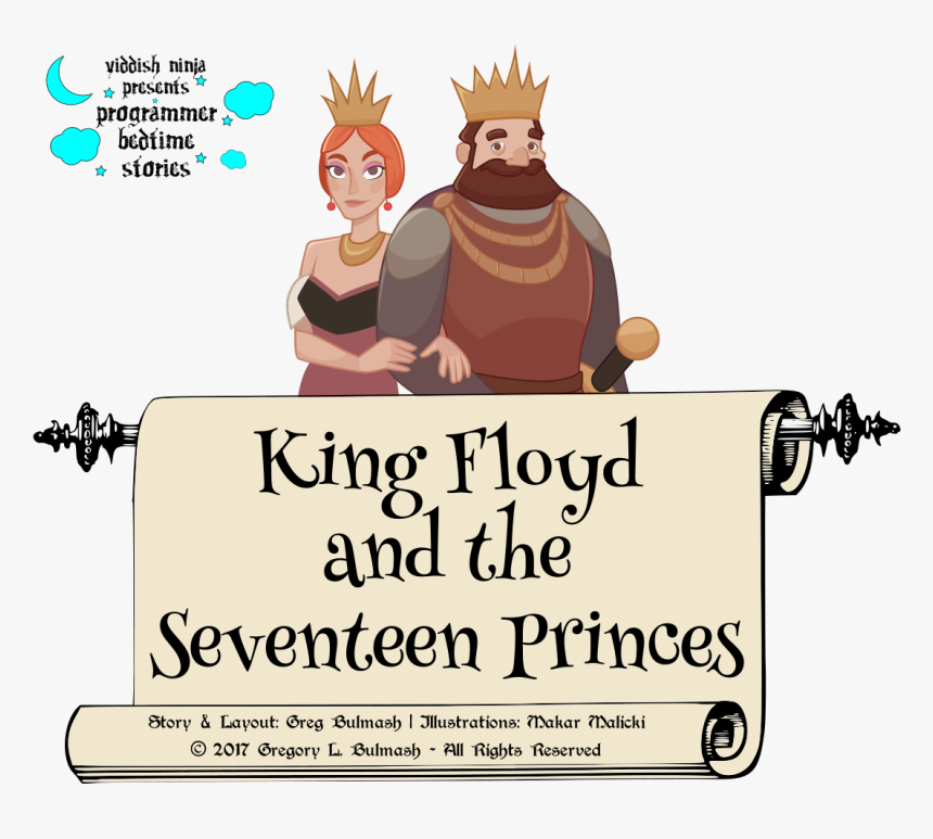 King Floyd And The Seventeen Princes - Cartoon, HD Png Download