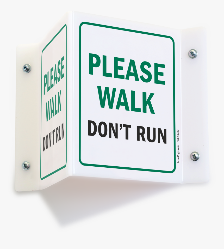 Walk Dont Run Sign, HD Png Download , Transparent Png Image - PNGitem