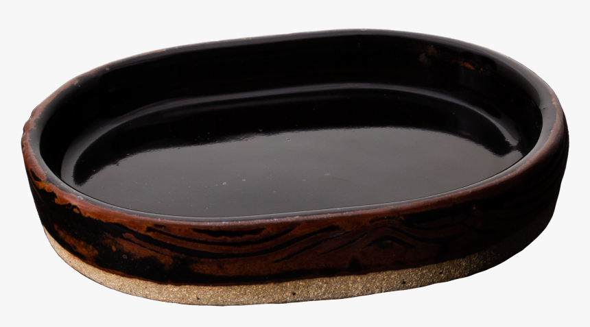 Planter Handmade Pottery In Earth Tones And Red W/black - Serving Tray, HD Png Download