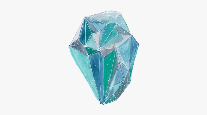 Image Image - Drawing Of Turquoise Crystal, HD Png Download