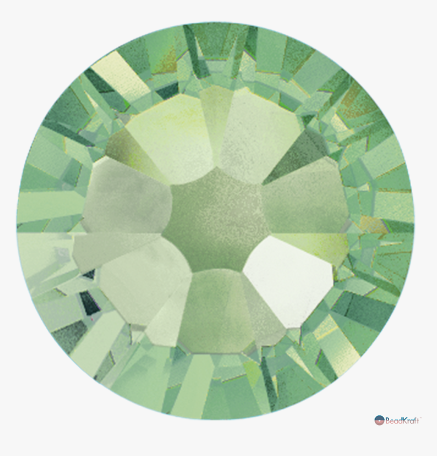 Chrysolite-swarovski 2038 Hotfix - Swarovski 2038 Rose, HD Png Download