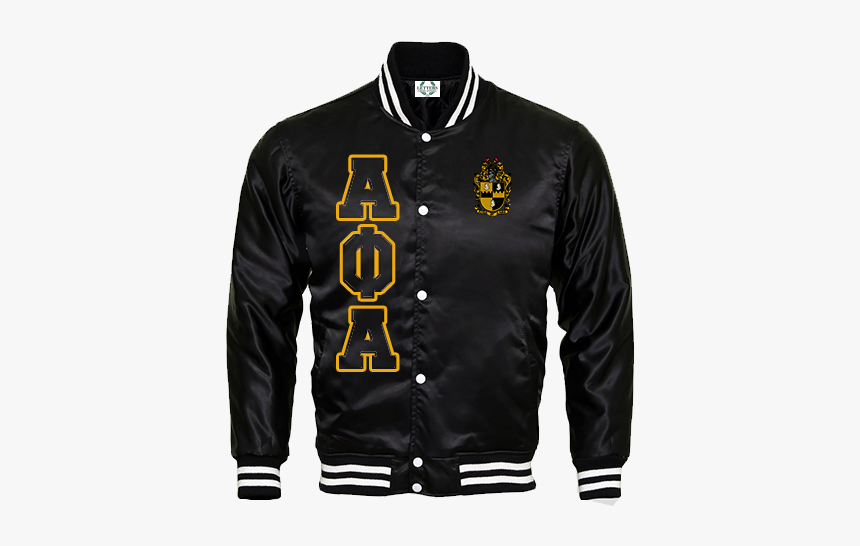 alpha phi alpha bomber jacket