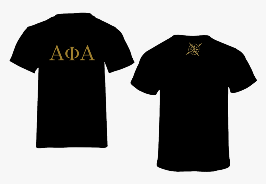 Alpha Phi Alpha Letter Shirt - T-shirt, HD Png Download