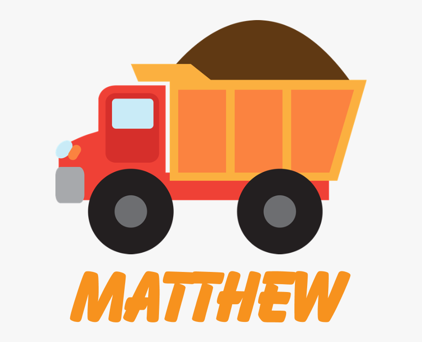 Dump Truck Construction Personalized Body Suit Clipart, HD Png Download