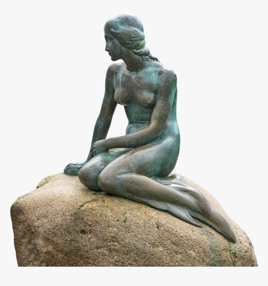Little-merma#3689540 - Little Mermaid Statue, HD Png Download