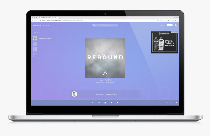 Spotify Macbook - Led-backlit Lcd Display, HD Png Download