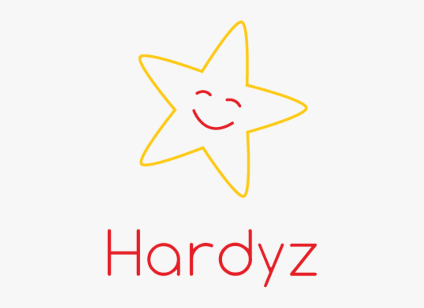 Ultra Minimalist Logo Hardees - Star, HD Png Download