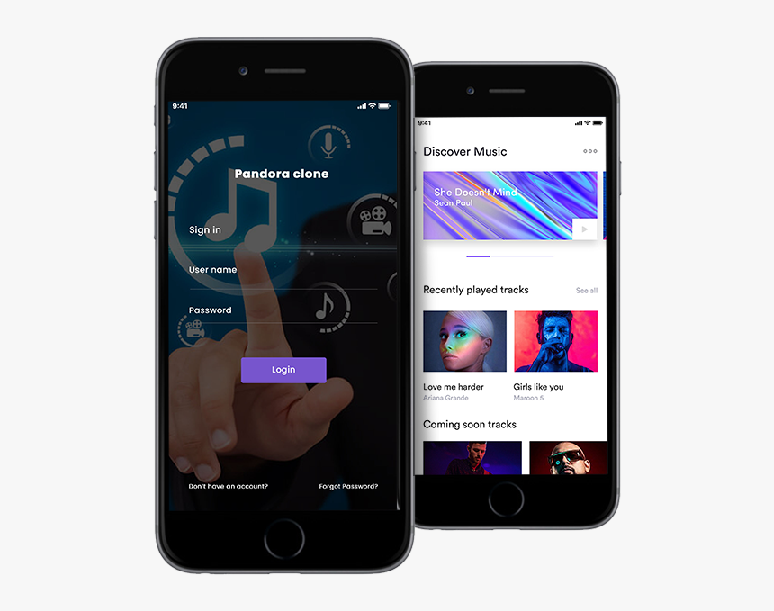 Social Media Music App, HD Png Download