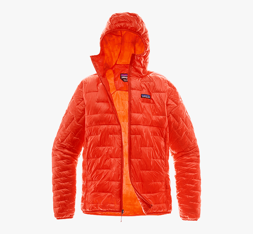 Patagonia Micro Puff Hoody Orange, HD Png Download
