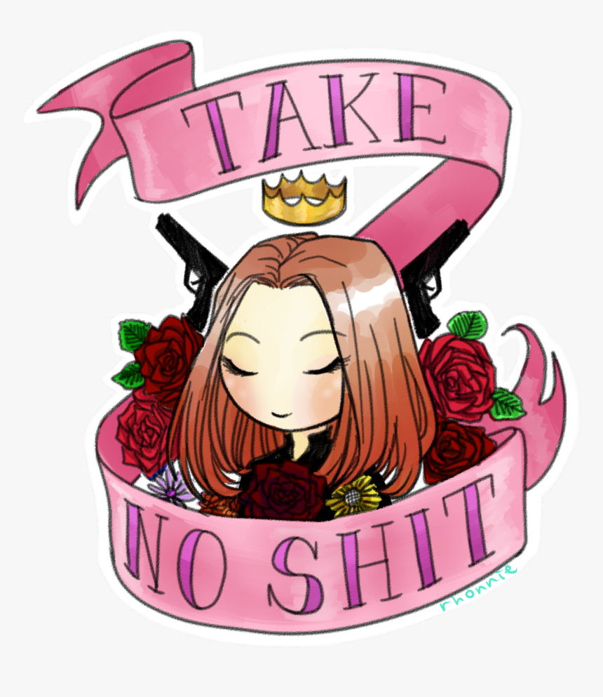 Take No Shit Black Widow, HD Png Download
