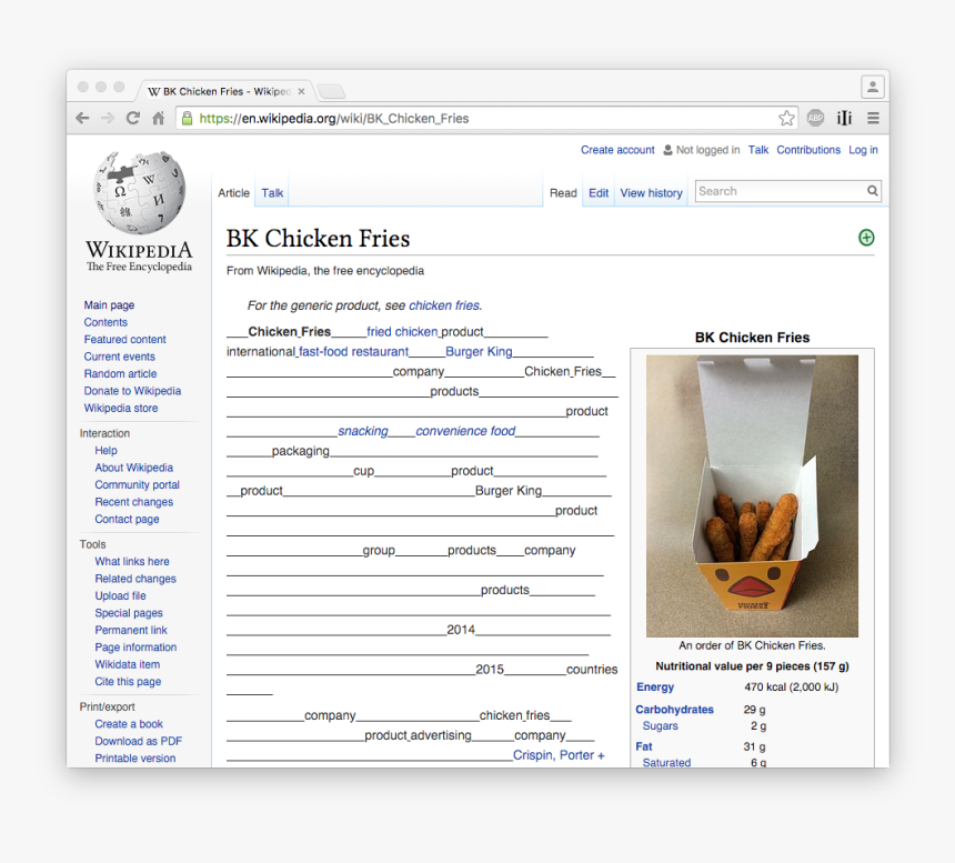 The Surprisingly Long And Absurd Wikipedia Article - Wikipedia, HD Png Download