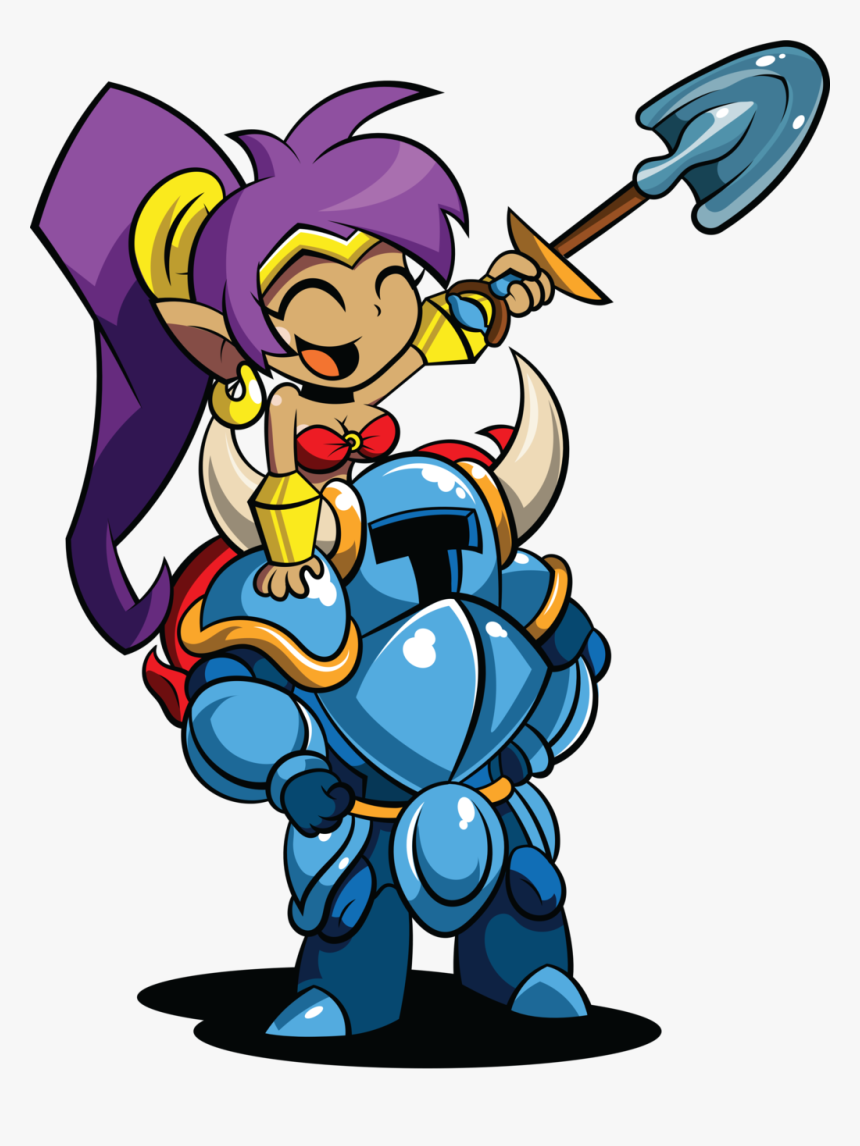 Shovel Knight Vs Shantae, HD Png Download