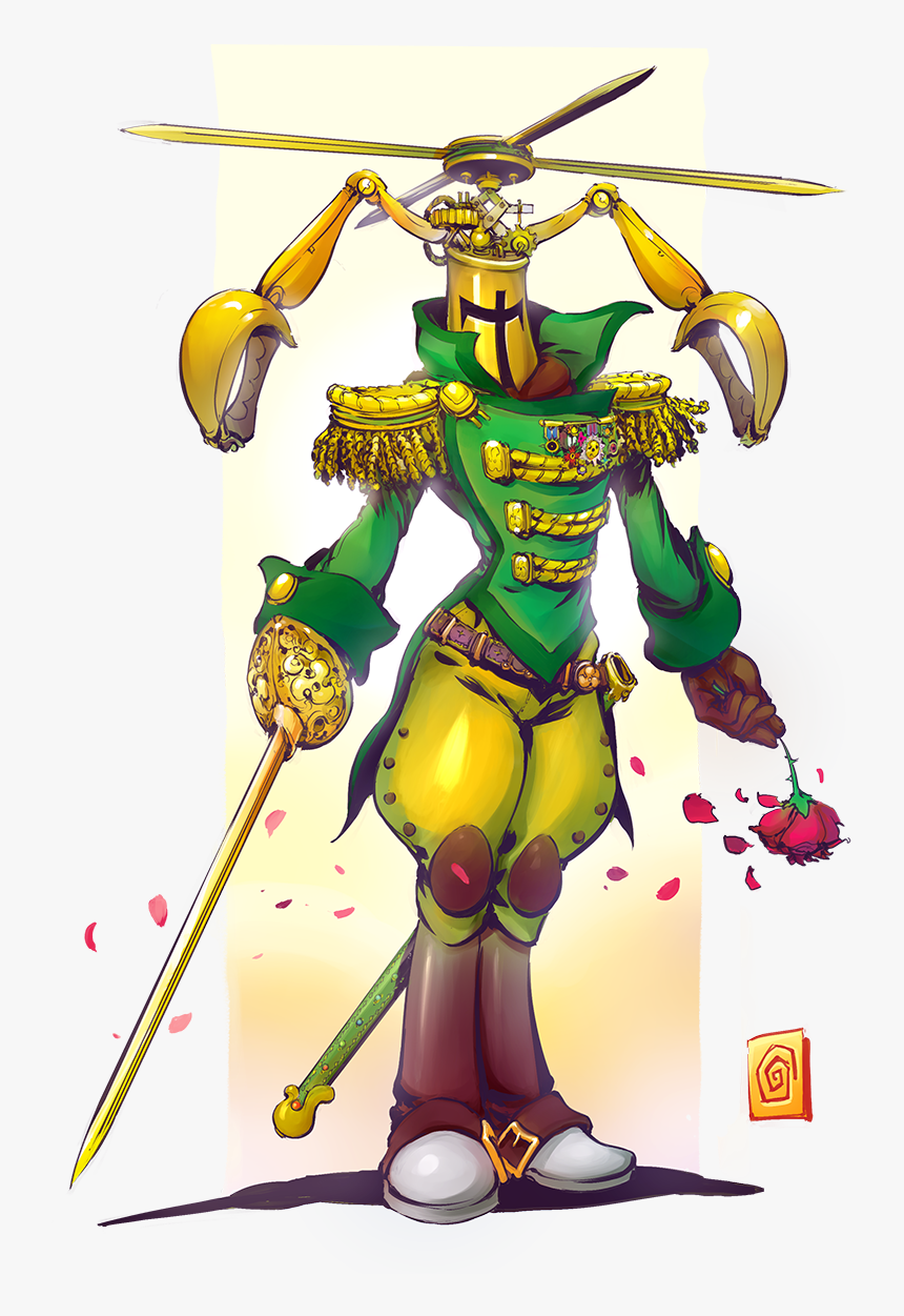 Shovel Knight Propeller Knight Fan Art, HD Png Download , Transparent