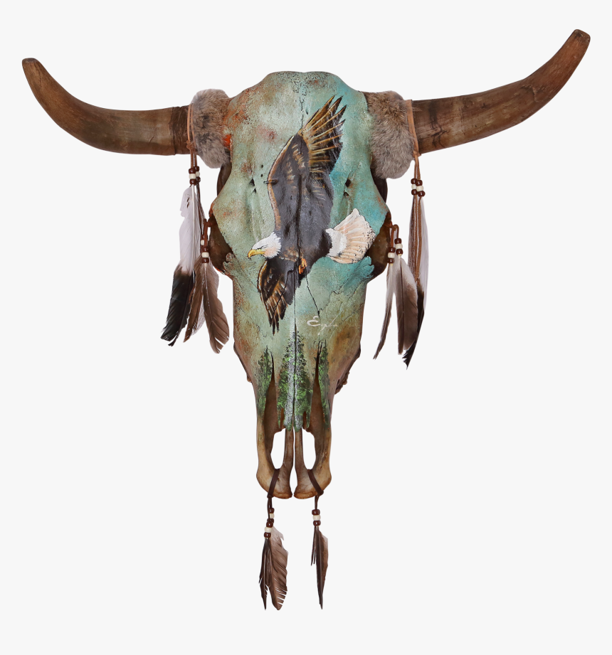 Longhorn Skull Png, Transparent Png