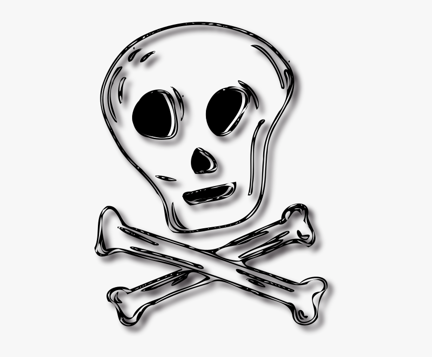 Simple Skull Clip Arts - Skull, HD Png Download