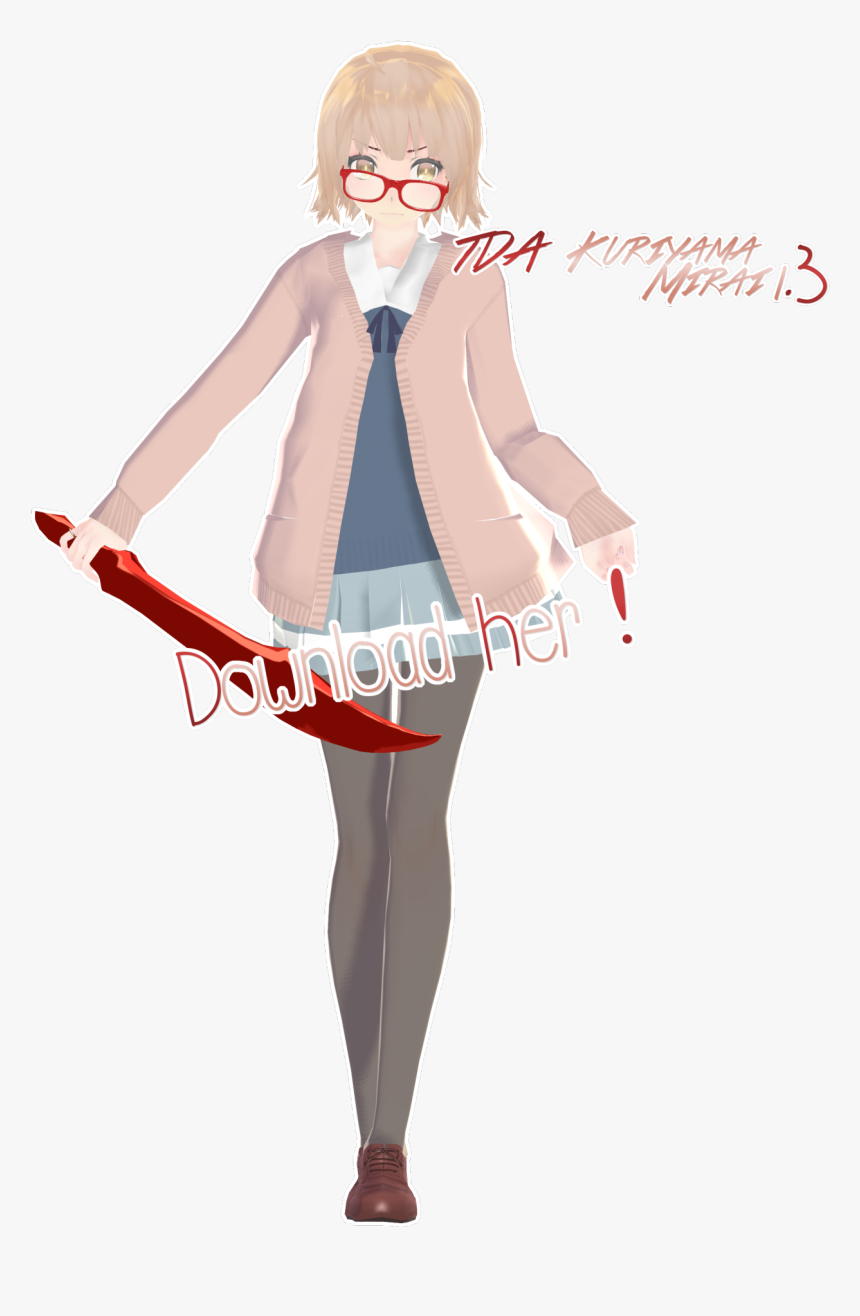 Mirai Kuriyama Mmd, HD Png Download
